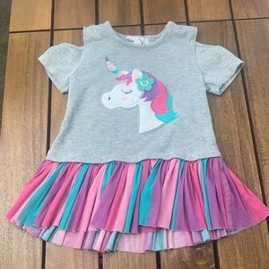 Kids Short Sleeve Skirt Dress